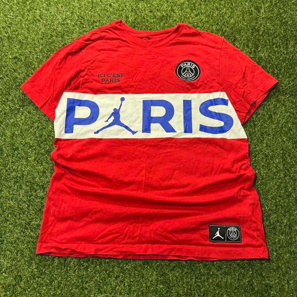 Jordan psg red t shirt with